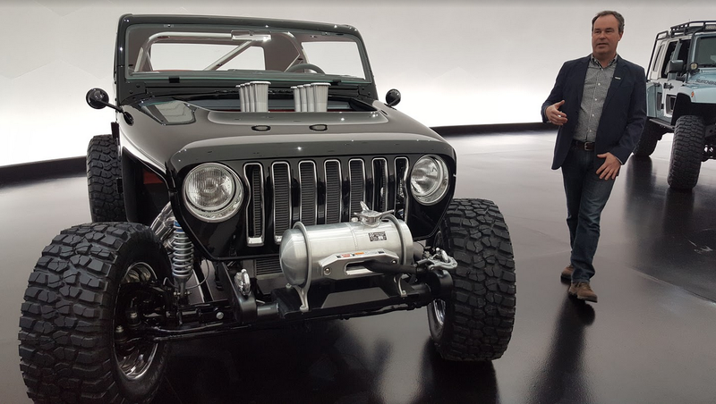 Illustration for article titled Jeep Built A Hot-Rodded Wrangler And My God Is It Nuts
